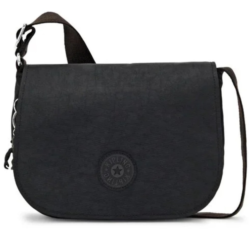 NEW! Kipling Black Loreen Nylon Crossbody